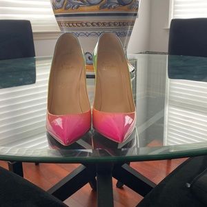 Beautiful multi color pump.